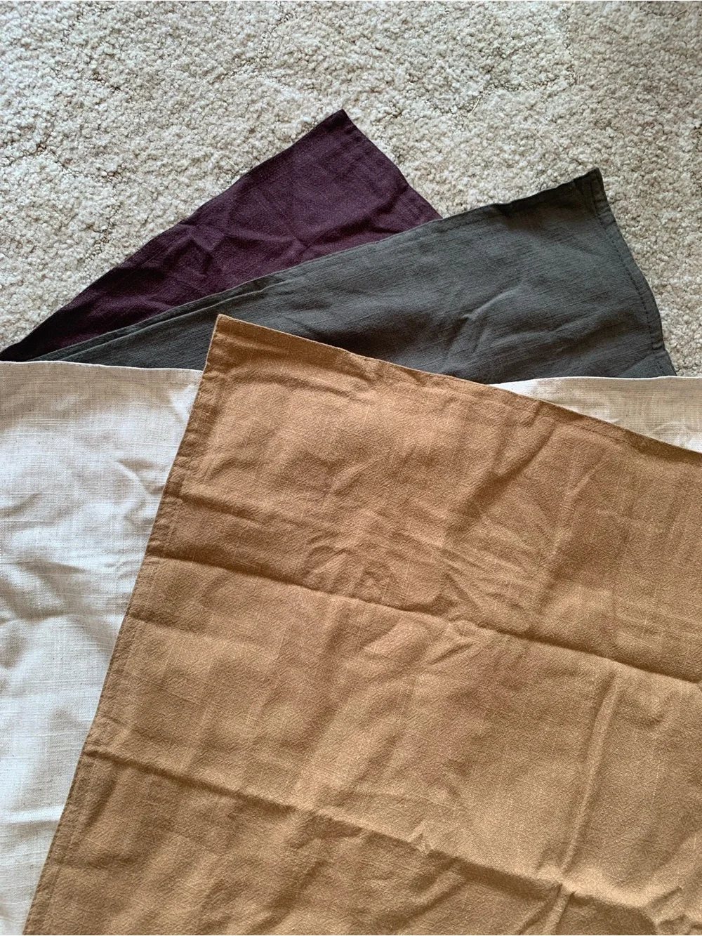 Neutral Linen Pillow Covers - 4 Pack